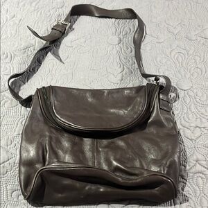 Maxx New York Dark Brown Shoulder Bag